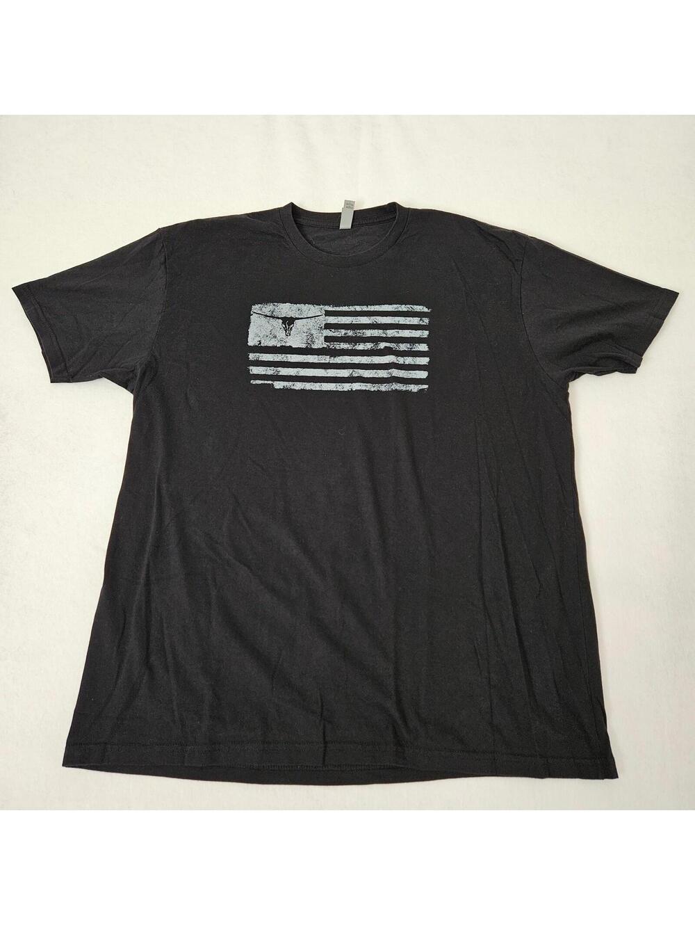 Brooks & Dunn T Shirt Mens XXL Black Only In America Distressed